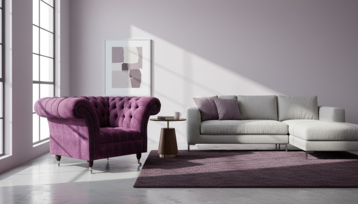Polstermöbel Sessel 1 Sitzer New Premium Class Luxusstoffe Polster Chesterfield