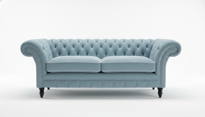 2 Sitzer Polstersofas Klassische Sofa Chesterfield Sofa der Premium Klasse Neu