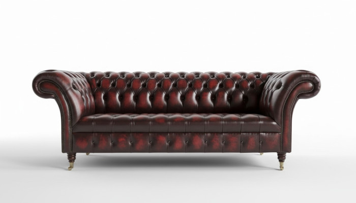 Ledersofa Sofa Couch Garnitur 3 Sitzer Sofas Couchen Chesterfield Leder Polster