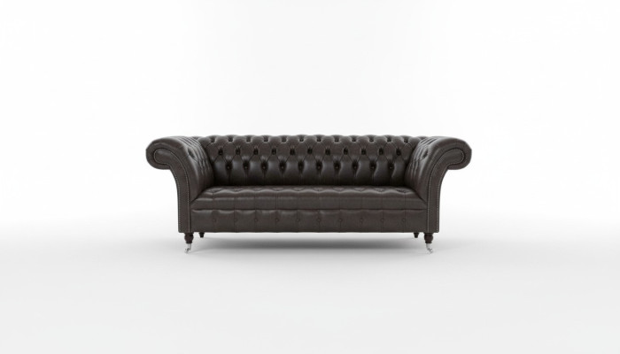 3 Sitzer Chesterfield Polster Sofas Design Luxus Couch Sofa Leder Couchen XXL