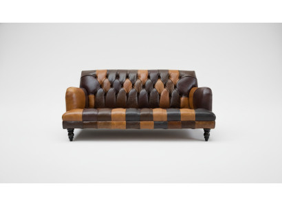 Ledersofa Sofa Couch Garnitur 3 Sitzer Sofas Couchen Chesterfield Leder Polster