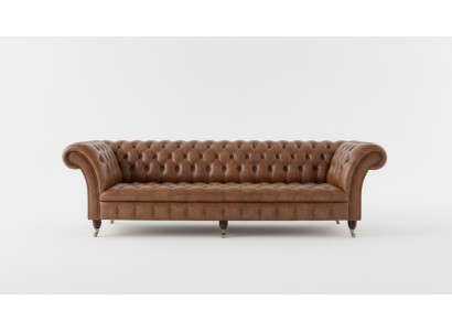 Antik Stil Chesterfield England Polster 4 Sitzer XXL Lounge Club Sofa Couch Neu