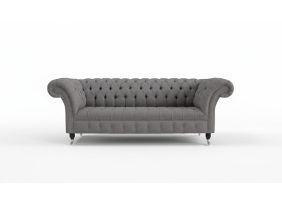 3 Sitzer Chesterfield Polster Sofas Design Luxus Couch Sofa Couchen XXL Stoff
