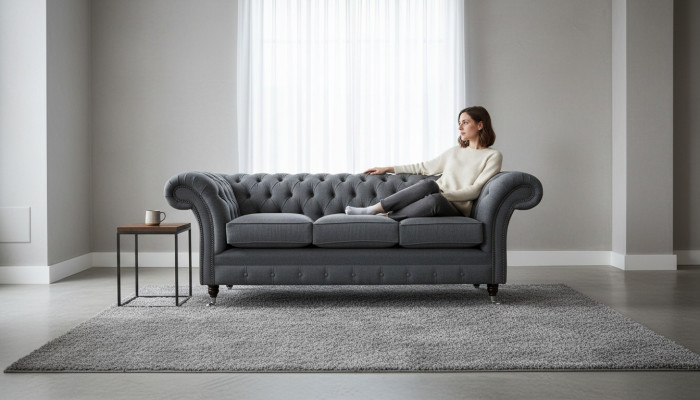 3 Sitzer Chesterfield Polster Sofas Design Luxus Couch Sofa Leder Couchen XXL