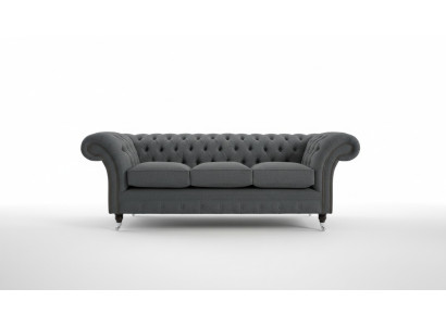 3 Sitzer Chesterfield Polster Sofas Design Luxus Couch Sofa Leder Couchen XXL