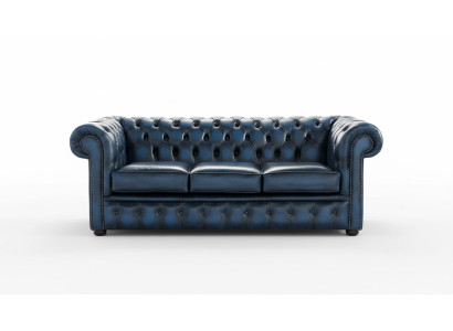 3 Sitzer Couch Textil Stoff Sofa wählbare Farbe Wohnzimmer Chesterfield Couchen