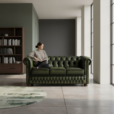 3 Sitzer Couch Textil Stoff Sofa wählbare Farbe Chesterfield Couchen Wohnzimmer