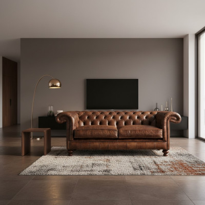 3 Sitzer Couch Textil Stoff Sofa wählbare Farbe Wohnzimmer Couchen Chesterfield