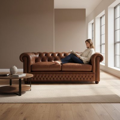 3 Sitzer Couch Polster Ledersofa Sofa Couchen Luxus Designer Sofas Garnituren