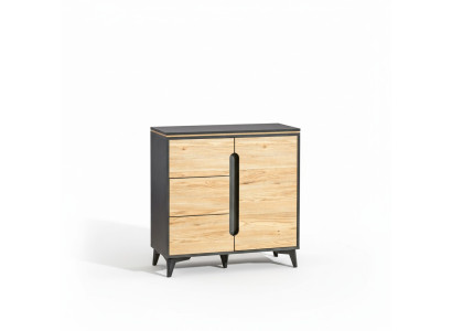 Kommode Highboard Sideboard Schrank Modern Wohnzimmer Kollektion Vitrine