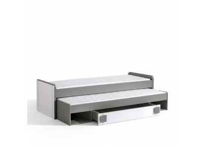 Bett Doppelbett Ausziehbett Kinderbett Kiefer Schlaf Sofa Kinder Betten JV Möbel