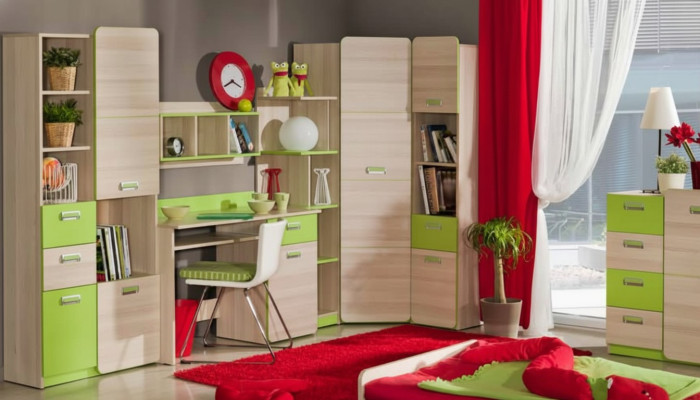 Bett + Matratze Kinder Jugend Zimmer Betten Holz Schlafzimmer Wohnen JV Möbel