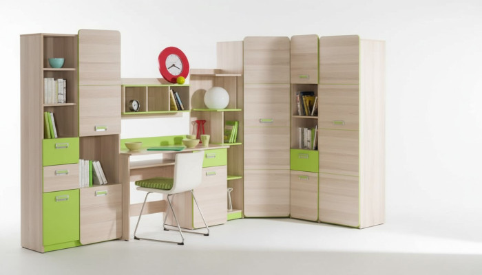 Bett + Matratze Kinder Jugend Zimmer Betten Holz Schlafzimmer Wohnen JV Möbel