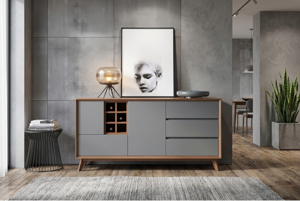 Kommode Vitrine Kommoden Vitrinen Kommodenschrank  Schrank NEU