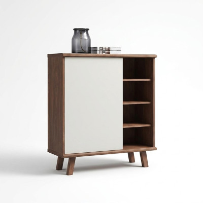Kommode Abstrakte Kommoden Hochschrank Design Wohnzimemr Möbel Anrichte Holz Neu