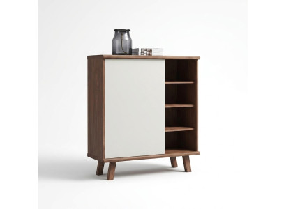 Kommode Abstrakte Kommoden Hochschrank Design Wohnzimemr Möbel Anrichte Holz Neu