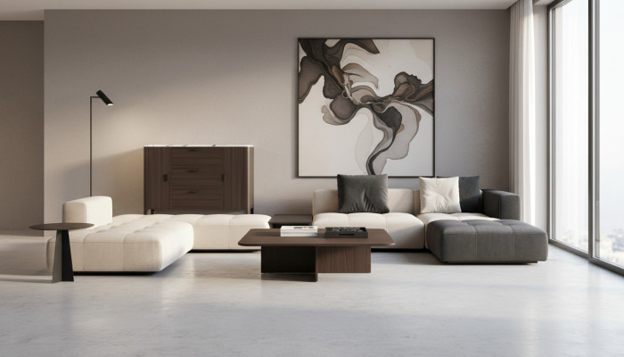 Kommode Abstrakte Kommoden Design Wohnzimmer Möbel Anrichte Holz Neu Sideboard