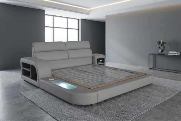 Luxus Leder Design Polster Modernes Betten Doppel 140/160/180/200 Bett