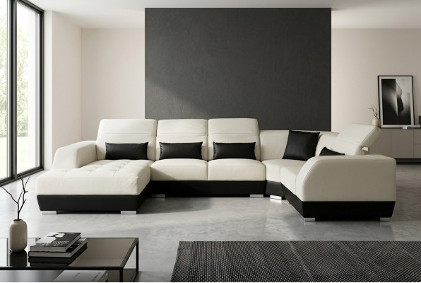 Luxus U Form Wohnlandschaft Couch Sofa Möbel Polster Sitz Garnitur Ecke Couchen