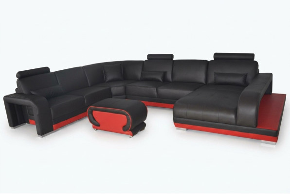 Wohn Couch Leder Sofa Landschaft Sitz Polster Garnitur Eck Sofas Garnituren Neu