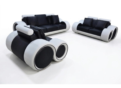 Sofa Couch Garnitur Sitz Polster Komplett Set 3+2+1 Sofas Couchen Designer