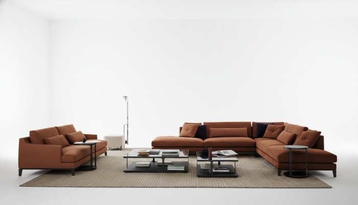 Eckgarnitur Ecksofa Sofa Couch Polster Wohnlandschaft Leder Desing Eck 4 Sitzer