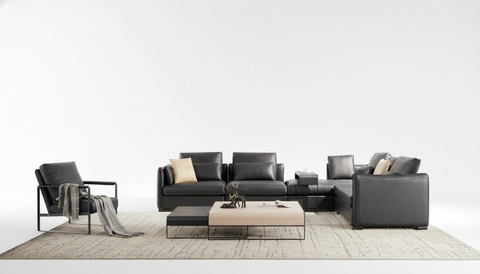 Eckgarnitur Ecksofa Sofa Wohnlandschaft Couch Polster Leder Desing Eck L Form