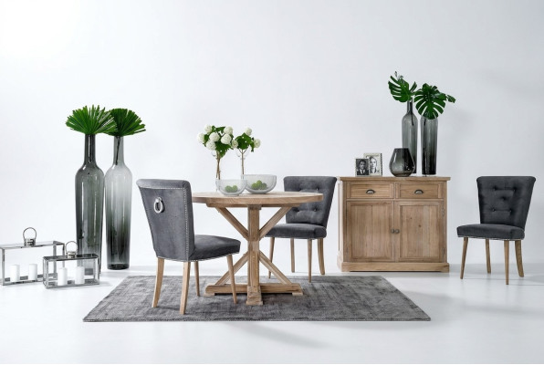 Klassischer Design Rundtisch Runder Tisch Holz Tische 110/140 cm Esszimmer Neu