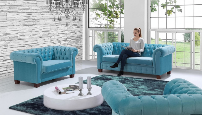 Leder Design Couch Polster Sitz 3+1+1 Garnitur Sofa Garnituren Sofas Kunstleder