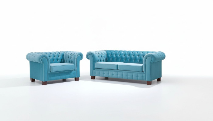 Leder Design Couch Polster Sitz 3+1+1 Garnitur Sofa Garnituren Sofas Kunstleder