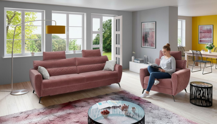 Leder Design Couch Polster Sitz Garnitur Garnituren 3+2+2 Leder Sofas Neu Sofa