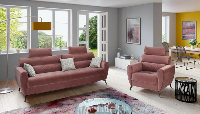 Leder Design Couch Polster Sitz Garnitur Garnituren 3+2+2 Leder Sofas Neu Sofa