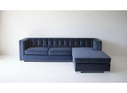 Ecksofa Stoff Design Couch Polster Sitz Sofa Garnitur Modern Eck Chesterfield
