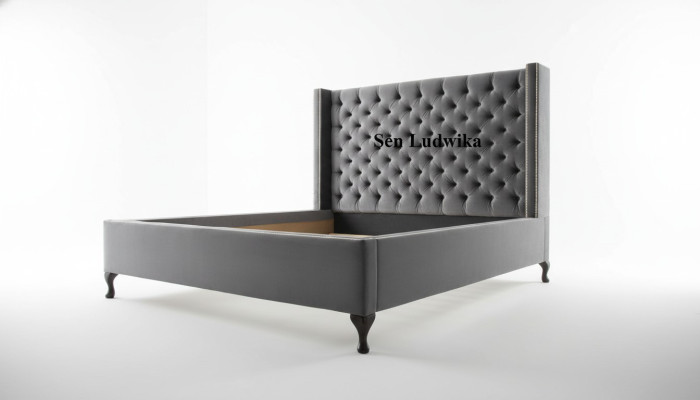 Bett Chesterfield Design Luxus Hotel Betten 180x200cm Schlaf Zimmer Leder Samt