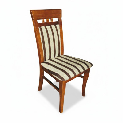 Design Stuhl Set 4x Sessel Holz Textil Polster Stühle Gastro Stoff Esszimmer
