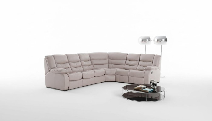 Ecksofa Wohnlandschaft Polster Eck Sofa Couch Garnitur Sitz Modern Leder