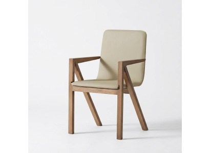 Design Stuhl Sessel Holz Stühle Echte Handarbeit Lounge Club Sessel Lehn Stühle