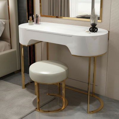 Schminktisch mit Spiegel Luxus Konsole Kommode Schlafzimmer Neu Schminktisch