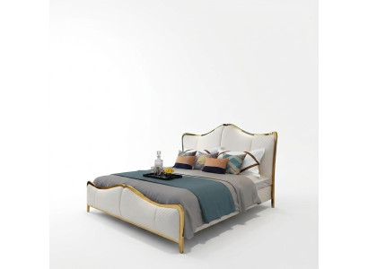Bett Polster Design Luxus Doppel Hotel Betten Ehe 180x200cm Schlaf Zimmer Leder