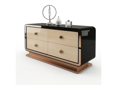 Kommode Designer Kommoden Schrank Holz Hochglanz XXL Big Luxus Schrank Regal Neu