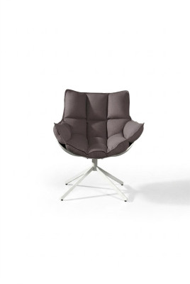 Stuhl Sessel Club Cocktail Textil Lounge Stoff Polster 1 Sitzer Metall Sitz Neu