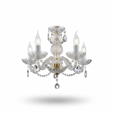 Kron Leuchter Lampe Lampen Kristall Leuchten Leuchte Decken Bohemia Beleuchtung