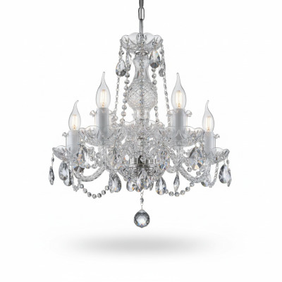 -Kronleuchter Decken Leuchte Kristall Neu Bohemia Klassische Lampe Beleuchtung