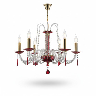 Kronleuchter Antique Style Lampe Rotes Licht Abdecken Lampen Kronleuchter Lampe Kristall