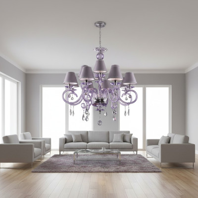 Moderner Bohemia Kronleuchter Leuchte Decken Lampe Leuchte Leuchter Kristall Neu