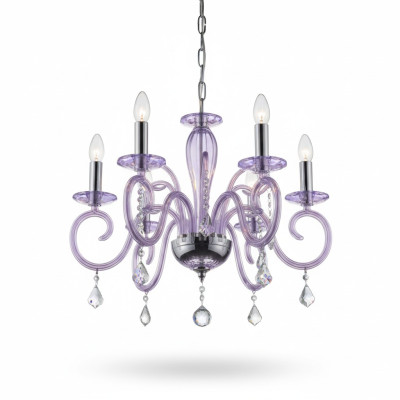 Bohemia Moderne Kronleuchter Licht Deckenleuchten Kronleuchter Kristall Mauve Lampe