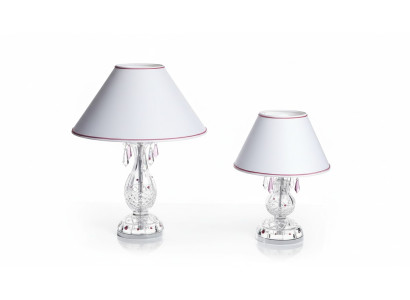 Leuchte Kristall Lampe Tischlampe Weiße Bohemia Steh Nachttisch Neu Schreibtisch