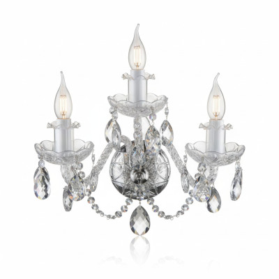 -Glas Kristall Wand Lampe Kron Leuchter Wohn Zimmer Beleuchtung Elite Bohemia