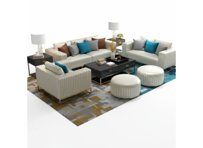 Luxus Leder Sofa Couch Polster Sitz Garnitur 321 Komplett Set Designer Sofas Neu