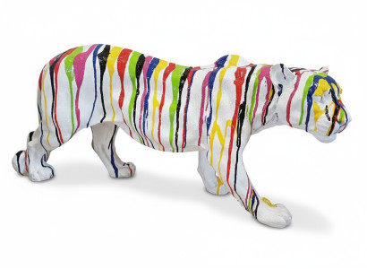 Abstrakte Deko Figur Statue Skulptur 35cm Figuren Statuen Skulpturen Tiger Neu